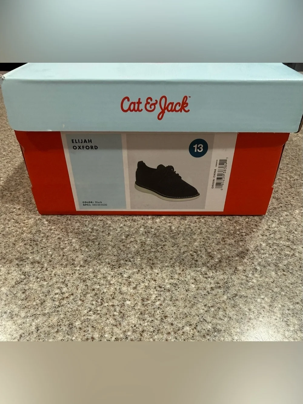 Cat & Jack Toddler Elijah Knit Shoes, Black, Size 13T, NEW!
